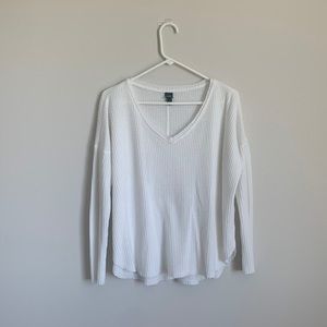 Soft Waffle Knit Long Sleeve